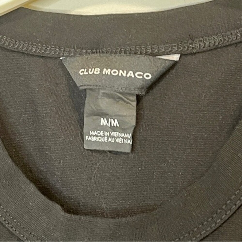 Club Monaco Womens M Black Sleeveless Blouse Top - Picture 4 of 4